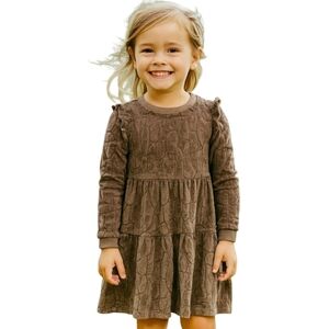 Bopop Girl's Taupe Poppy Dress Size 10